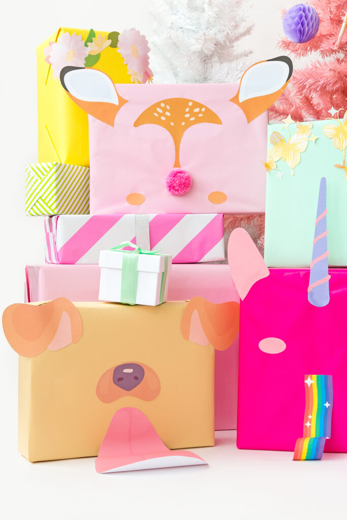 » DIY Snapchat Filter Gift Wrap