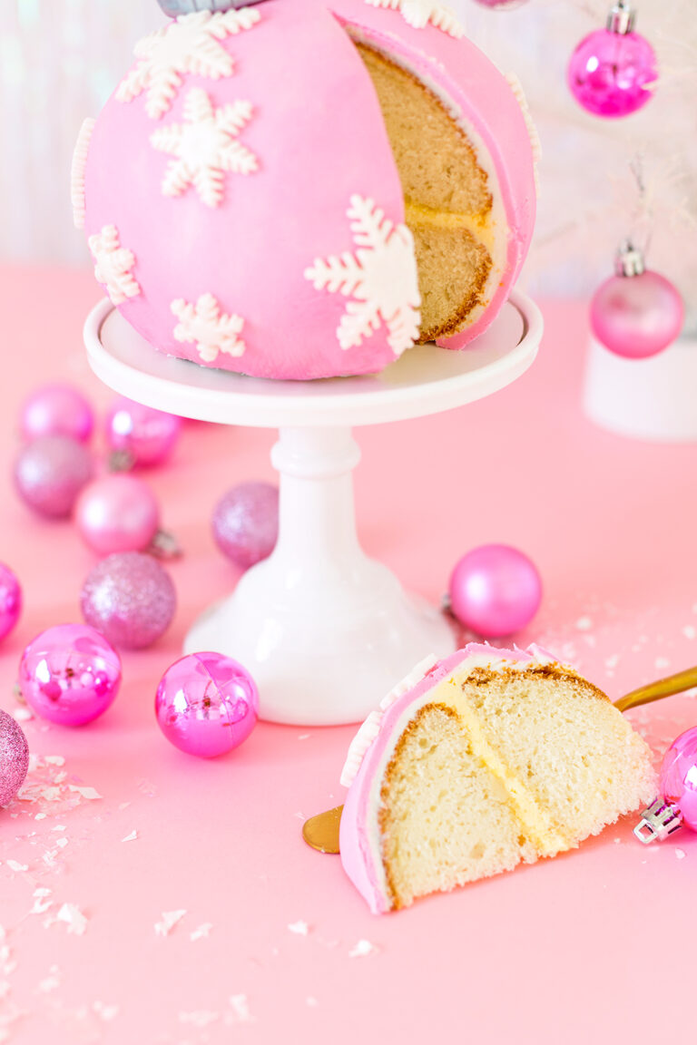 » DIY Giant Pink Ornament Cake