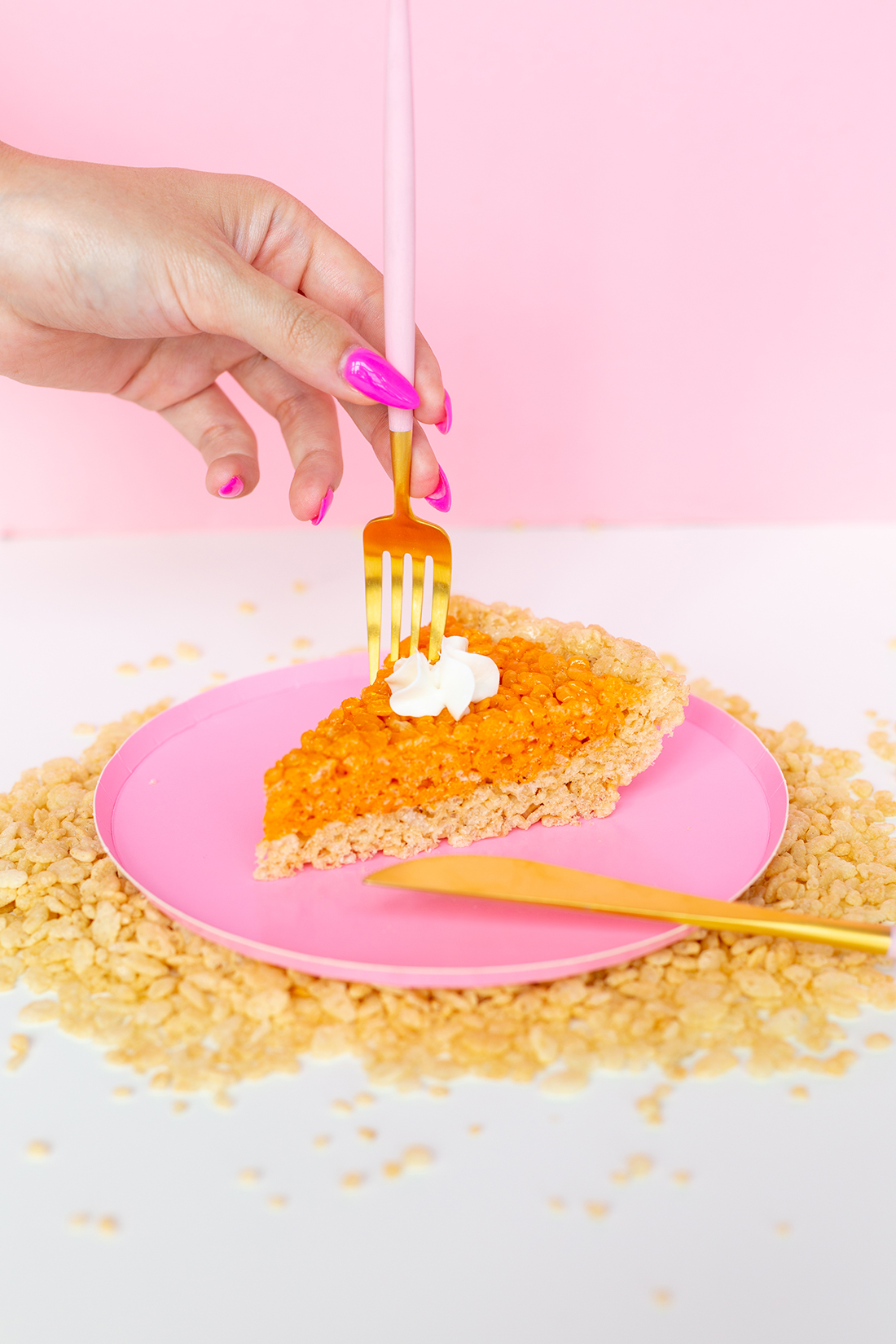 pumpkin pie shaped rice